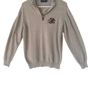 VTG Filippo Riberti Wool/Cashmere Sweater Made in Italy Beige Mens‎ XL